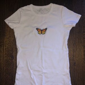 BRANDY MELVILLE butterfly shirt